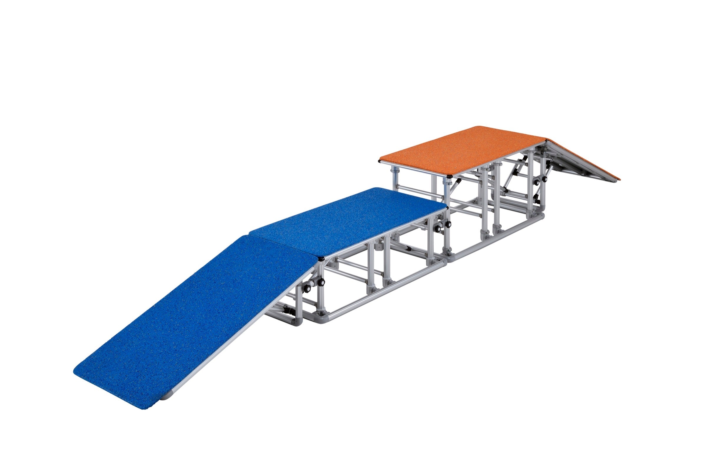 Paw Grit™ Starter Kit configuration with blue and orange walking surfaces